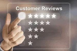 Reviews help with search engine positioning and appearance